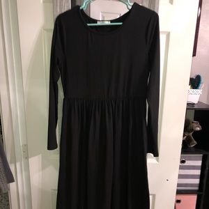 Black Long-sleeve Dress